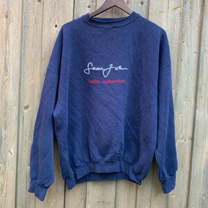 Vintage Sean John Crewneck Sweater BIG LOGO XXL